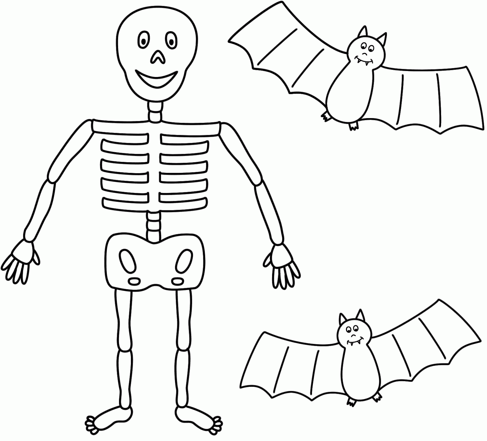 Skeleton And Bats