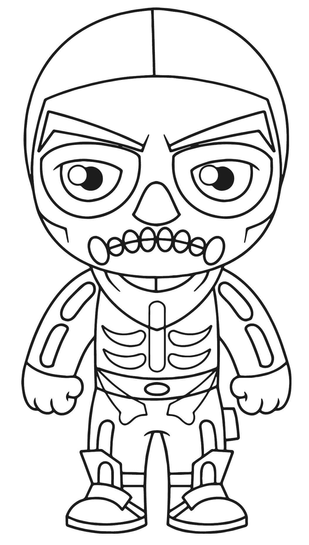 Skull Ranger Coloring Page