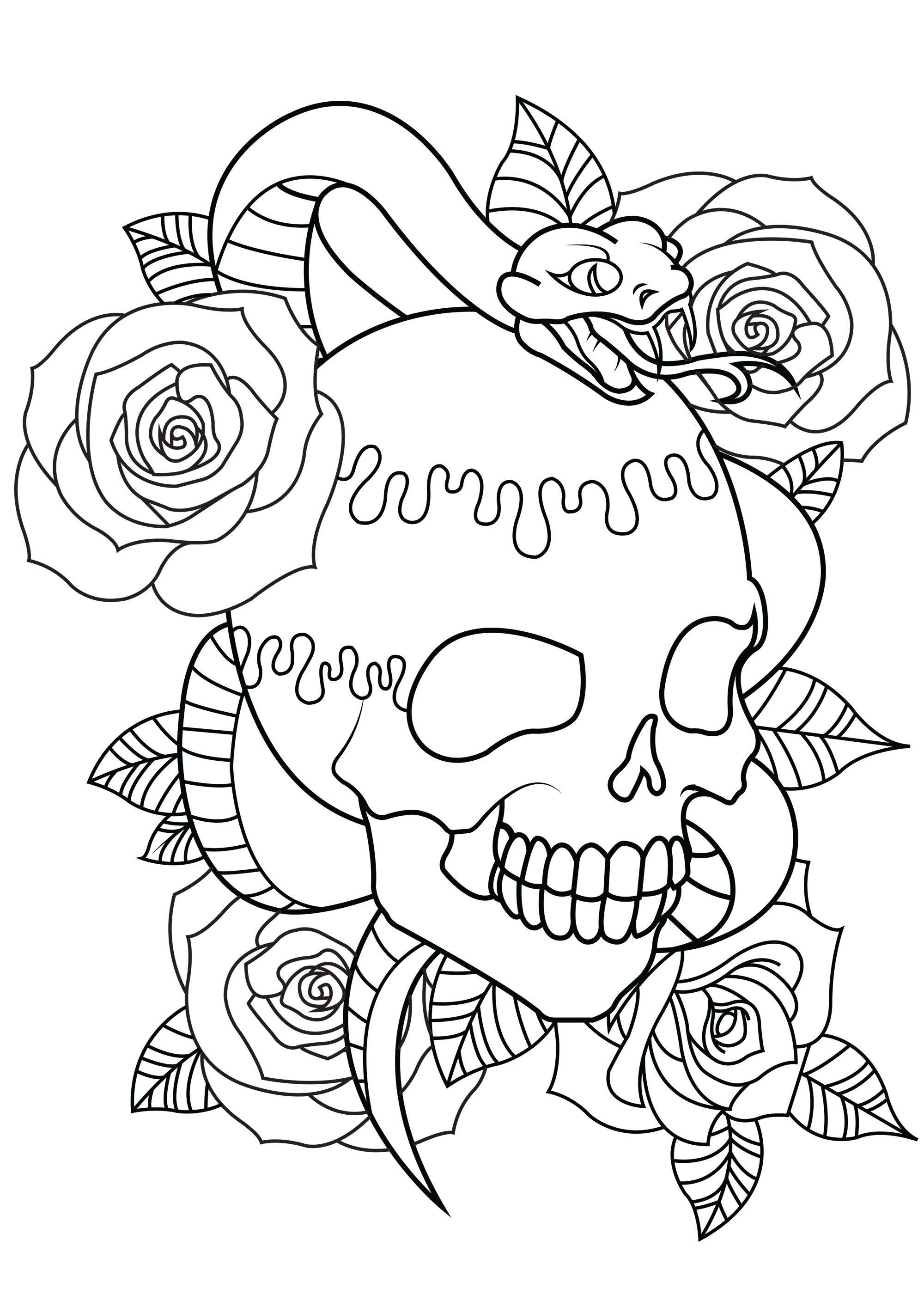 Skull Tattoos for Adults