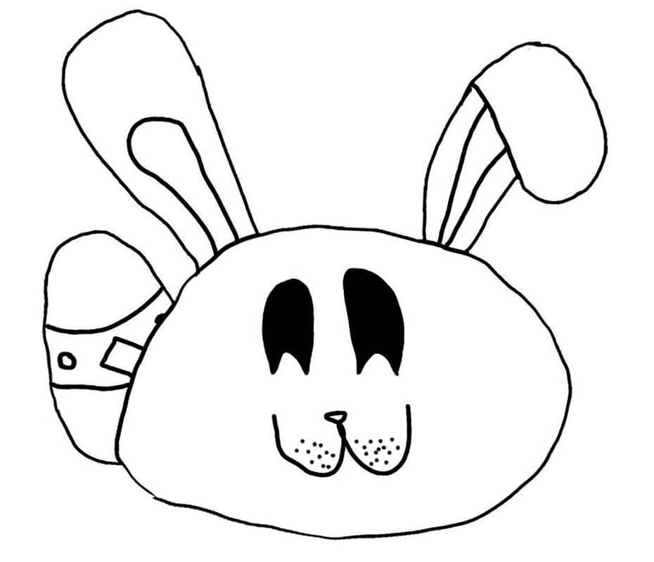 Slime Hare Coloring Page