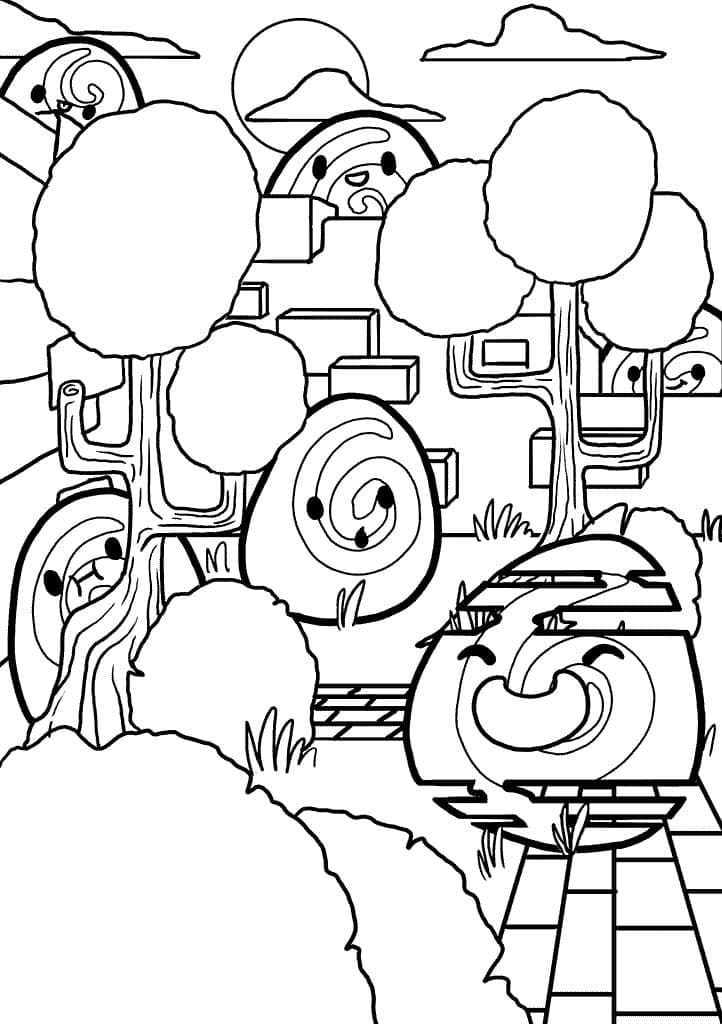Slime Rancher 3 Coloring Page