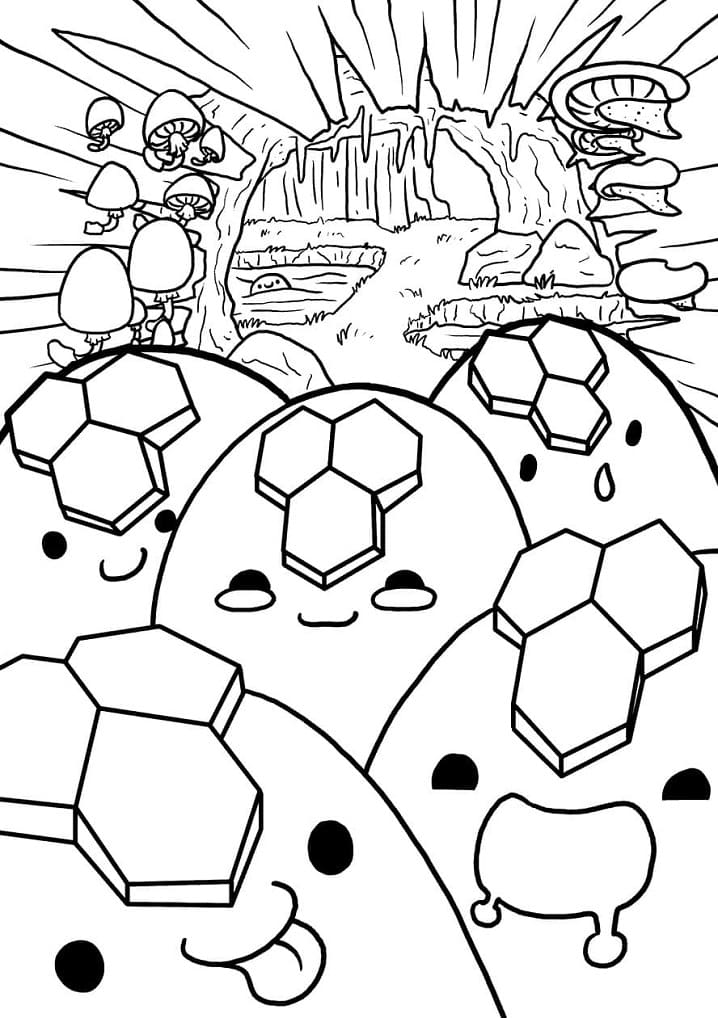 Slime Rancher 4 Coloring Page