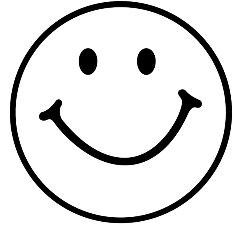 Smile Emoji Emoticon Coloring Page