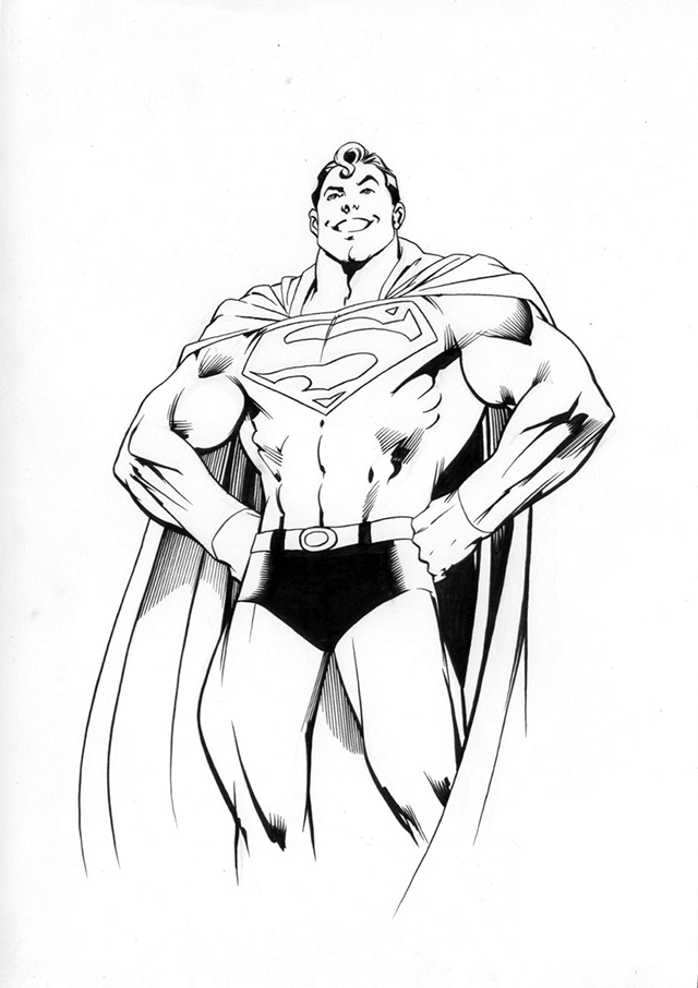 Smiling Superman S To Print