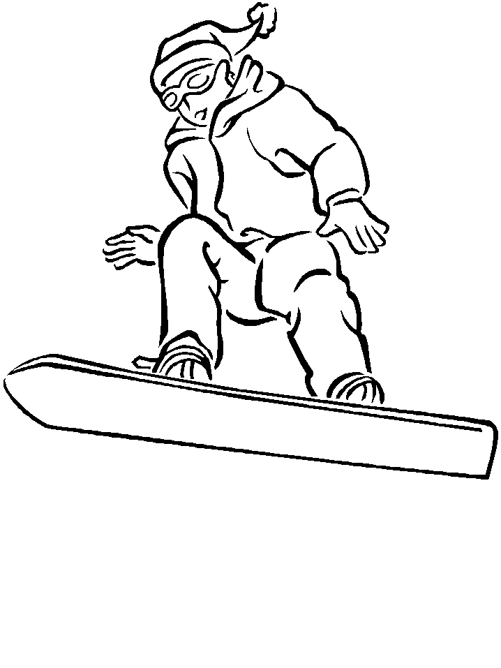 Snowboarding Air