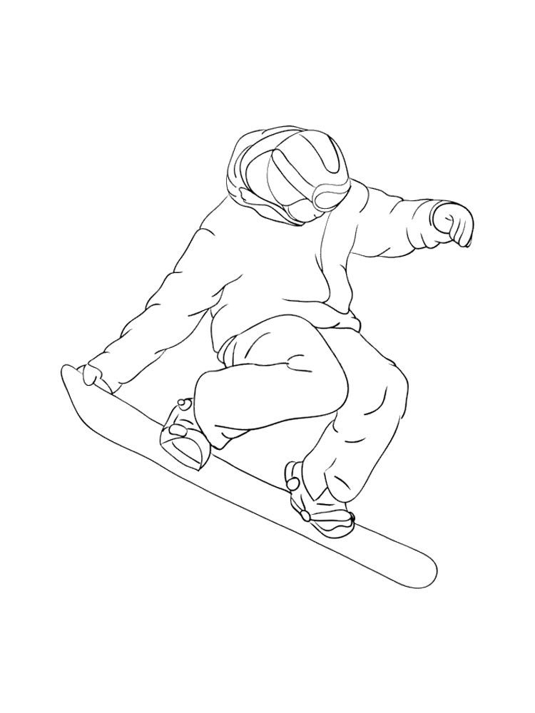 Snowboarding Grab Trick