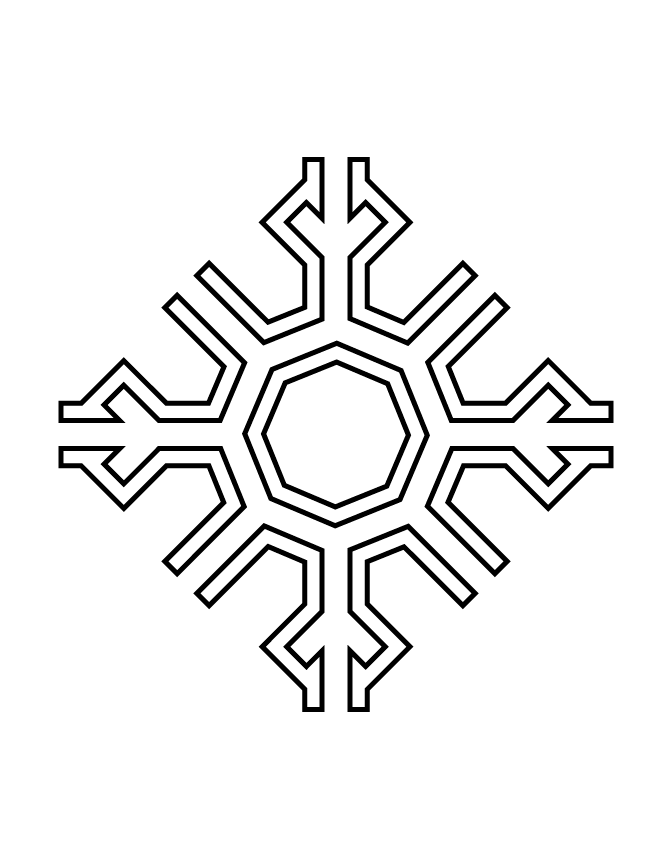 Snowflake Stencil 994