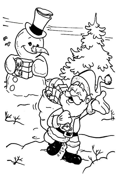 Snowman Christmas Santa Claus 78