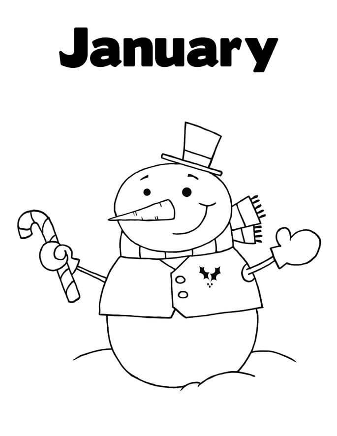 Snowman January 1