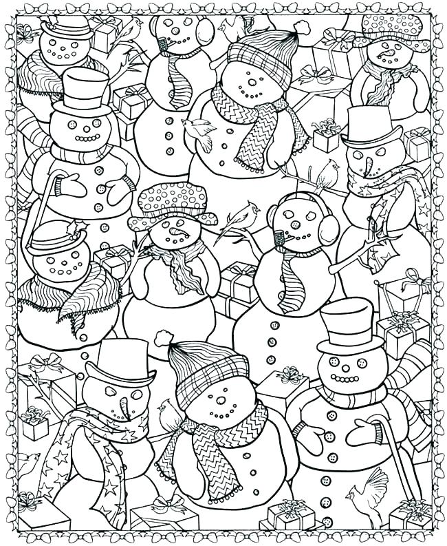 Snowman Winter Design