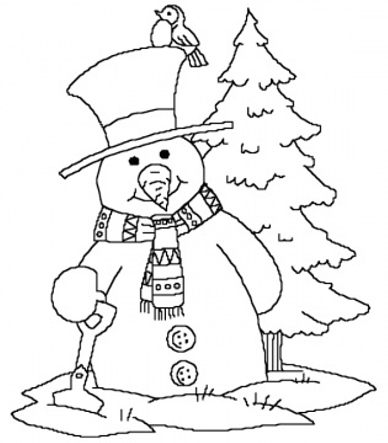 Snowman For Winter