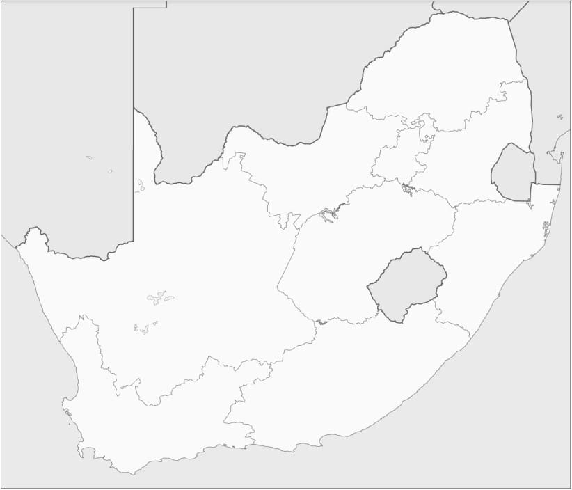 South Africa’s Map