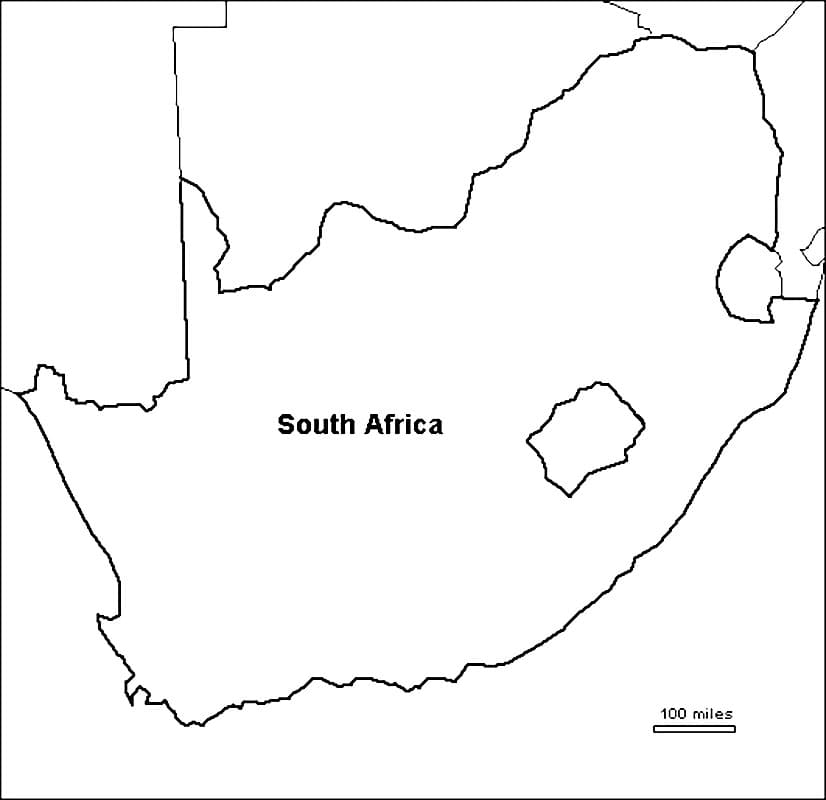 South Africa Map 2
