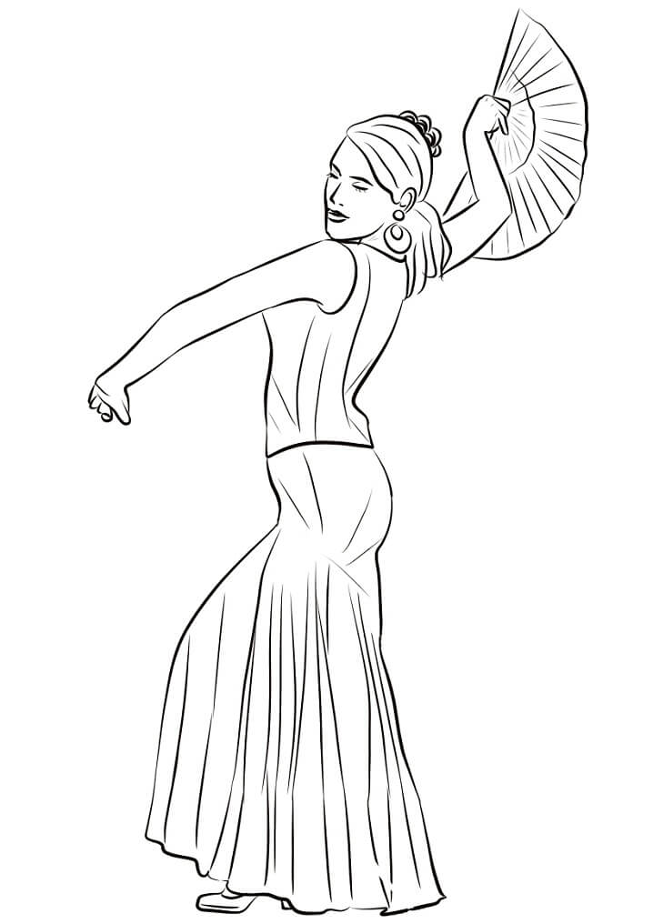 Spanish Woman Dancing