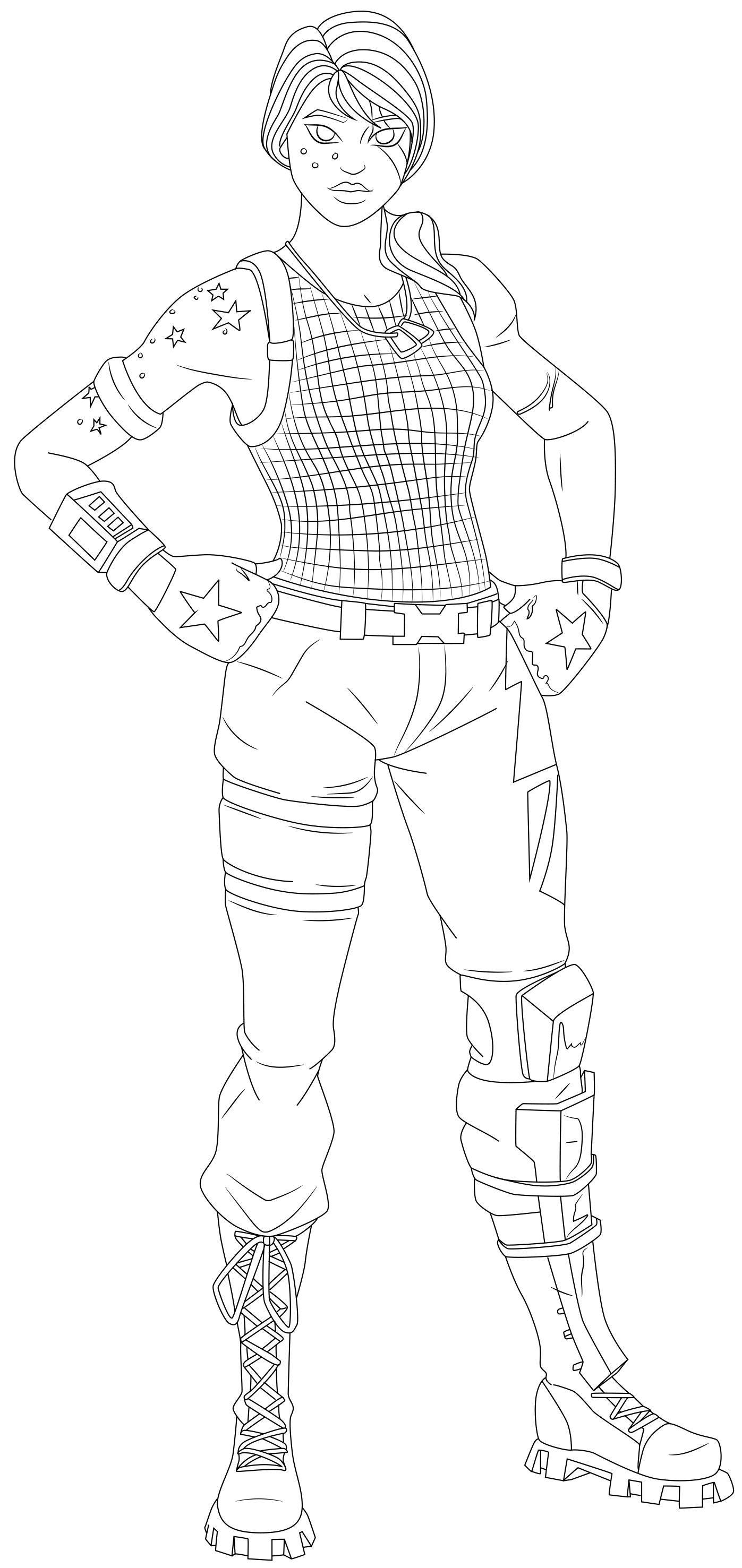 Sparkle Specialist Fortnite Skin Hd Coloring Page