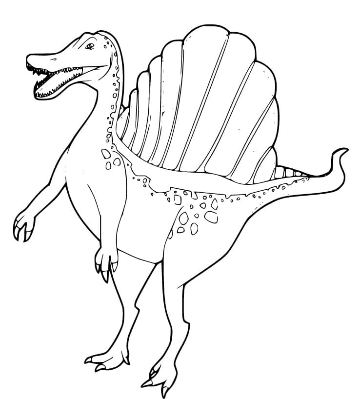 Spinosaurus 5 Coloring Page