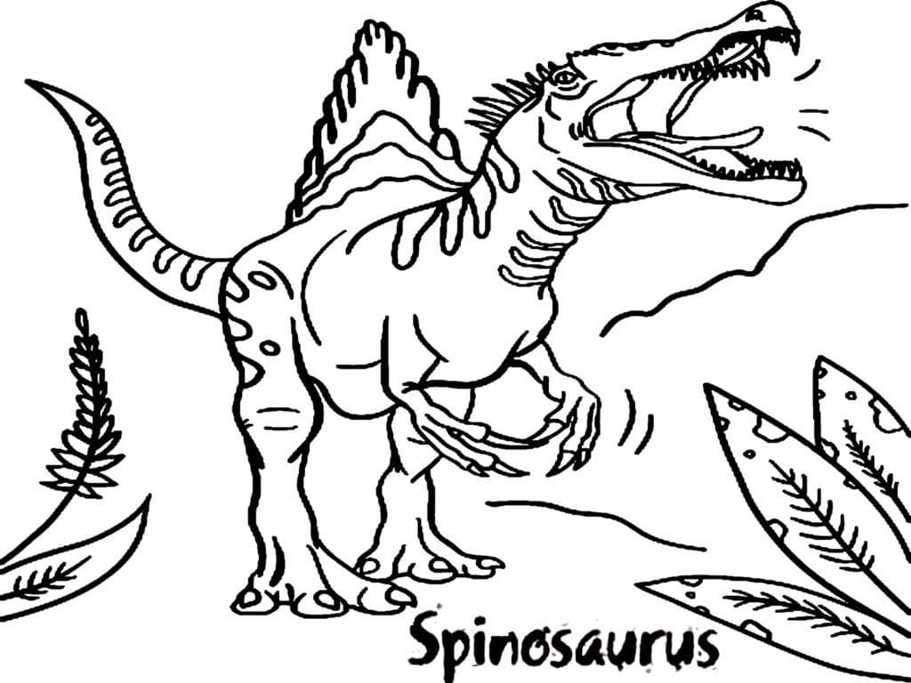 Spinosaurus 6 Coloring Page