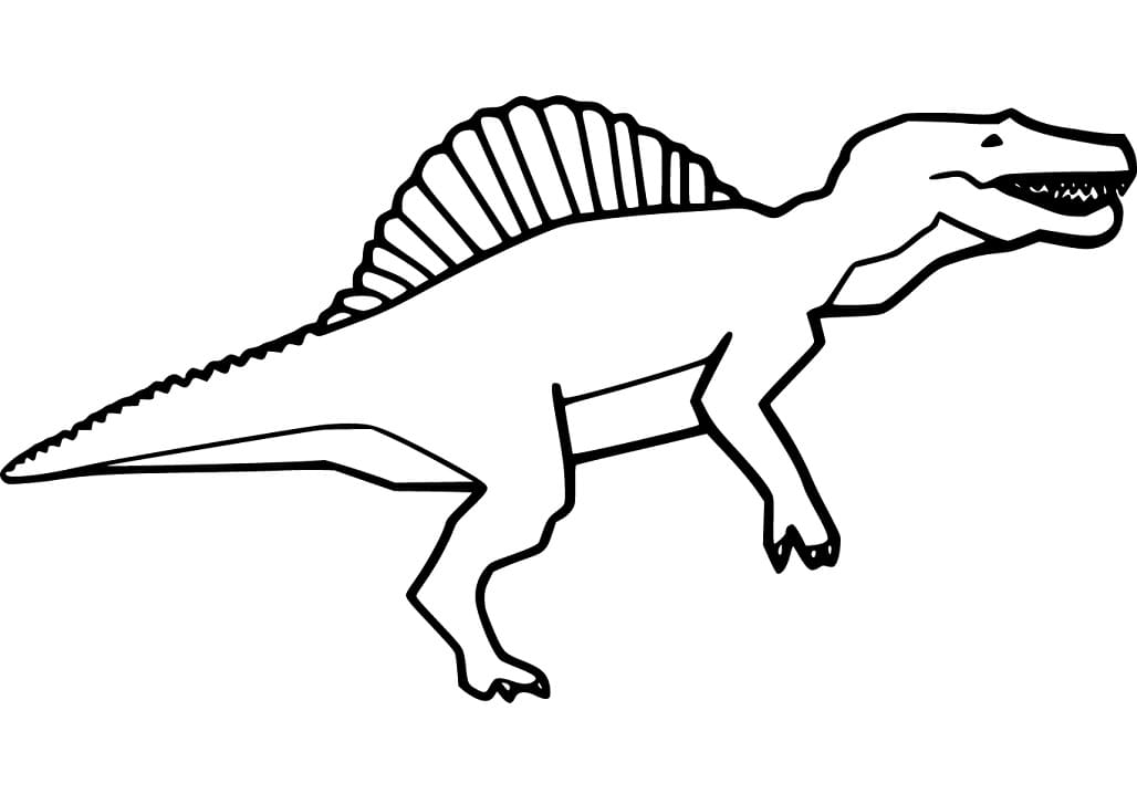 Spinosaurus Printable Coloring Page