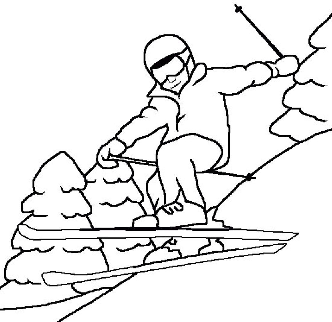 Sport In The Winter S6b7a Coloring Page