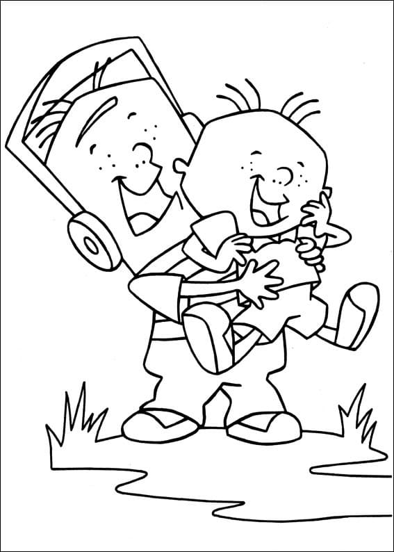 Stanley and Lionel Griff Coloring Page
