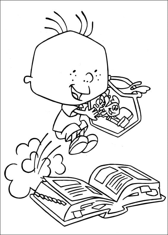 Stanley Jumping Coloring Page