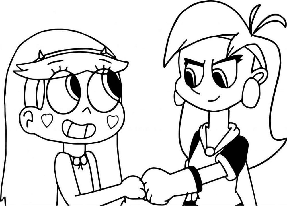 Star vs. the Forces of Evil 10 Coloring Page