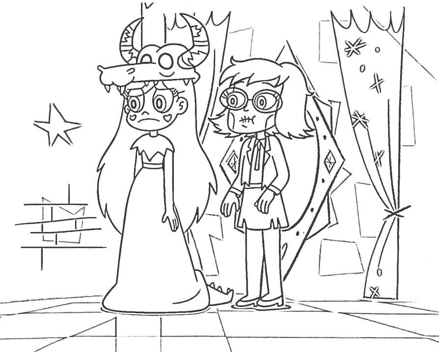 Star vs. the Forces of Evil 13 Coloring Page