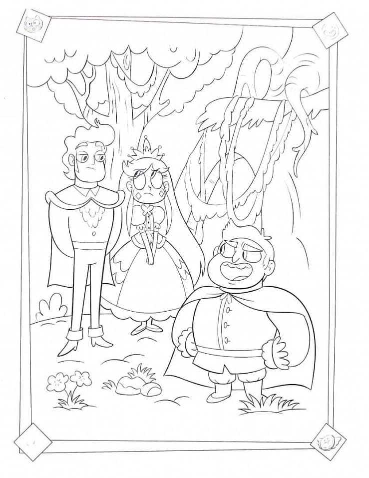 Star vs. the Forces of Evil 2 Coloring Page