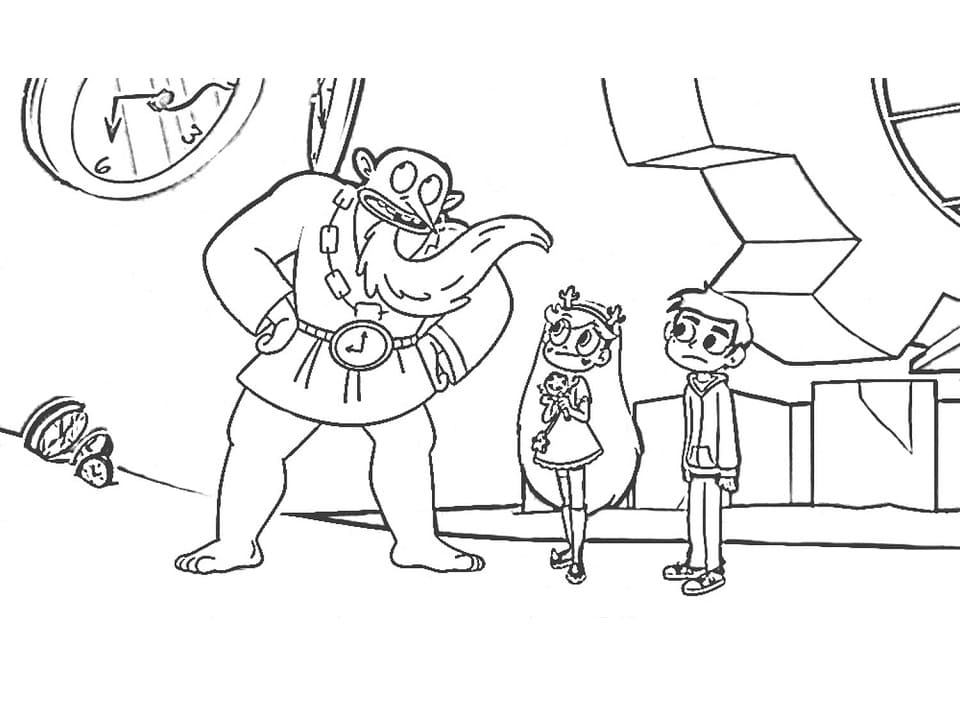 Star vs. the Forces of Evil 6 Coloring Page