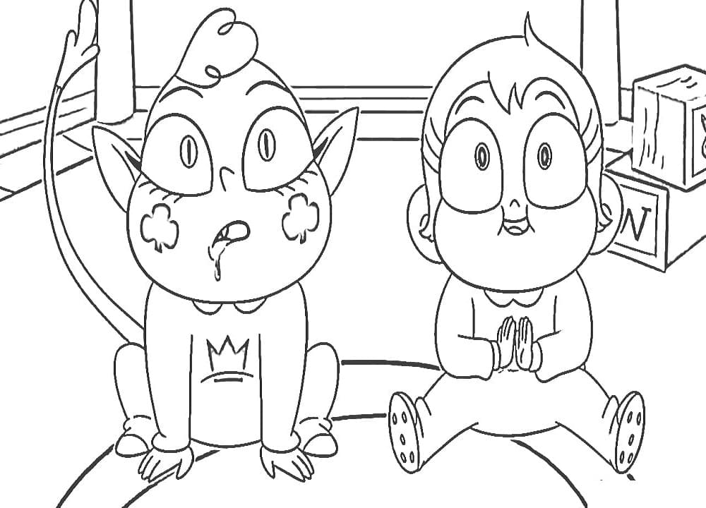 Star vs. the Forces of Evil 7 Coloring Page