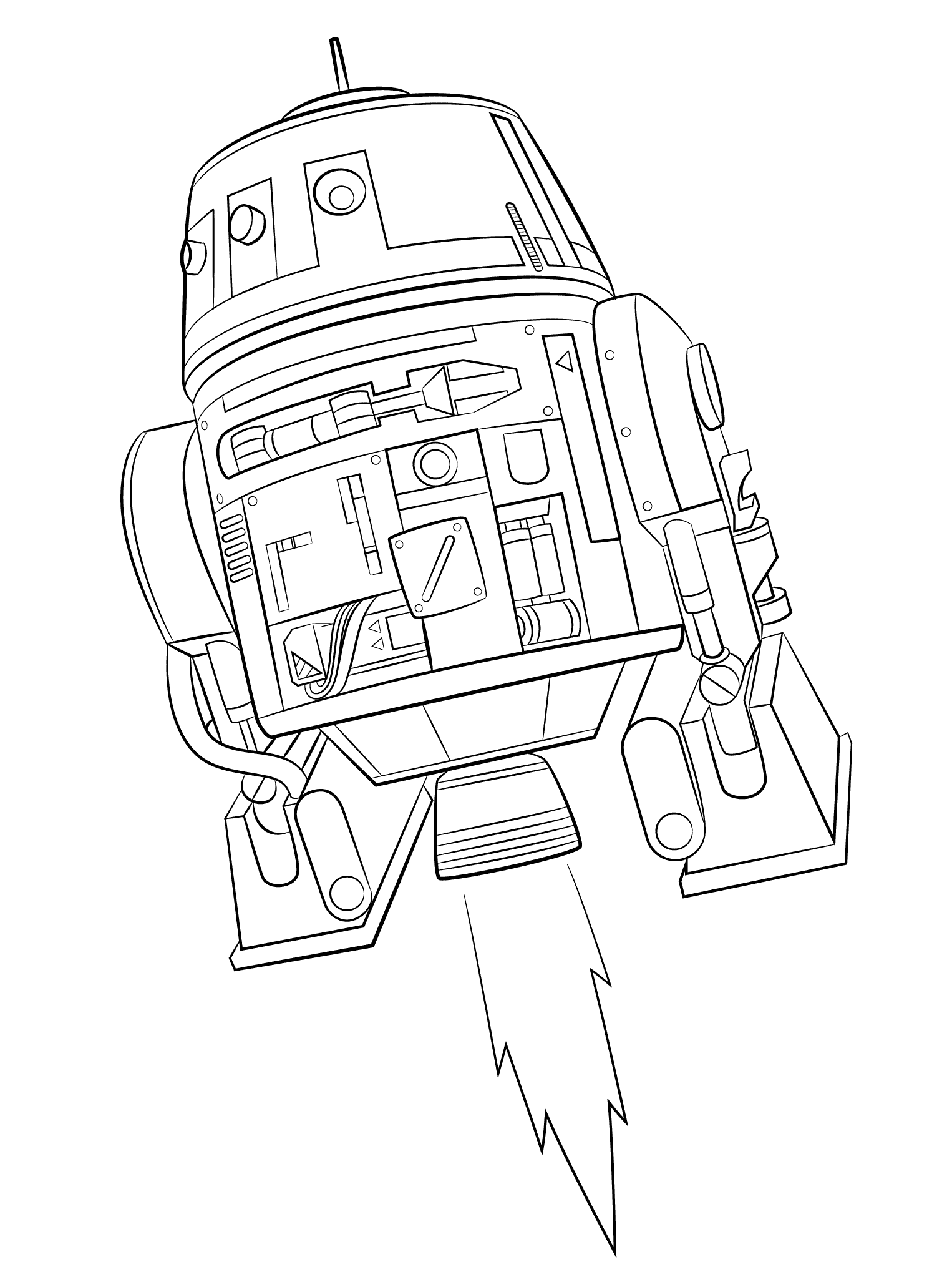 Star Wars Rebels Choppers Coloring Page