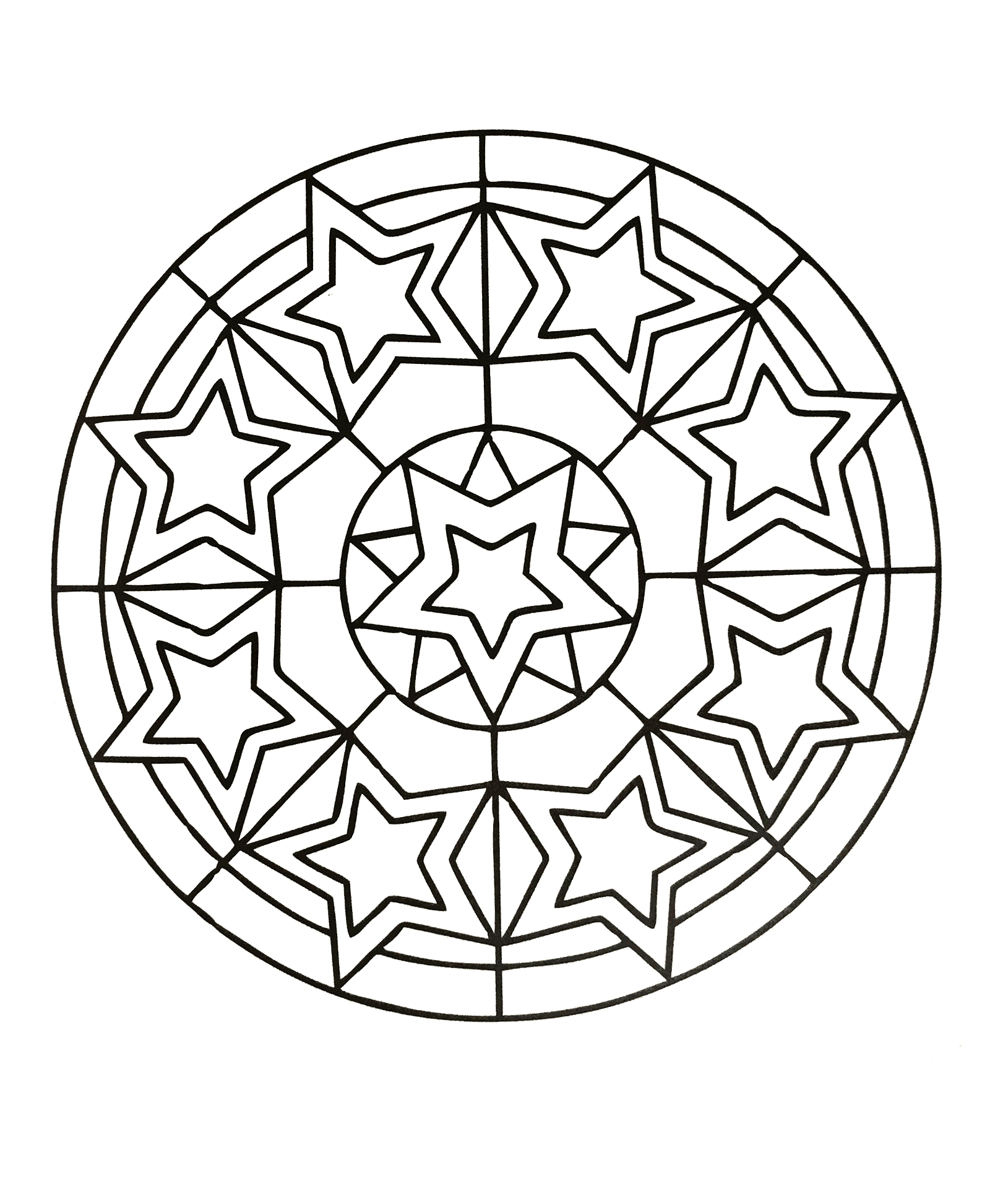 Stars Mandala