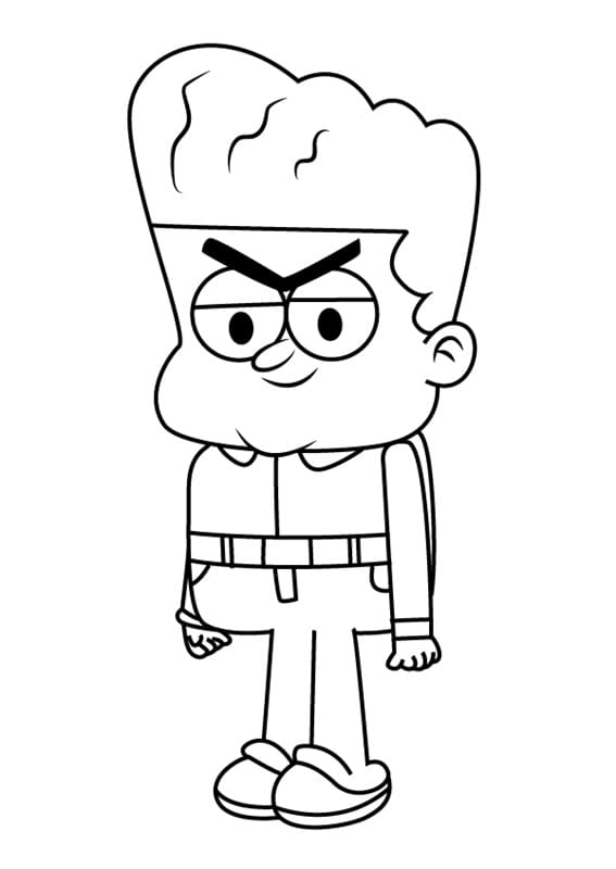 Stealy Joe from Looped Coloring Page
