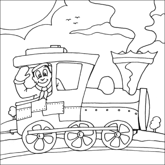 Steam Train Preschool S Printable Free729d Coloring Page