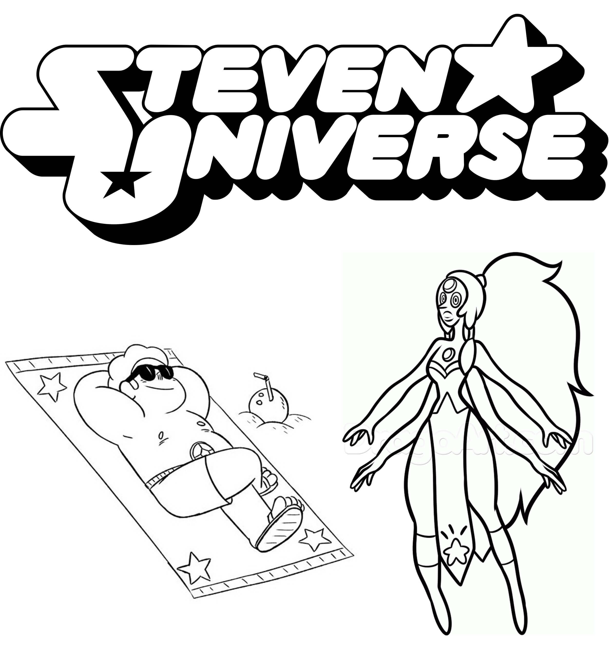 Steven Universe Beach With Opal