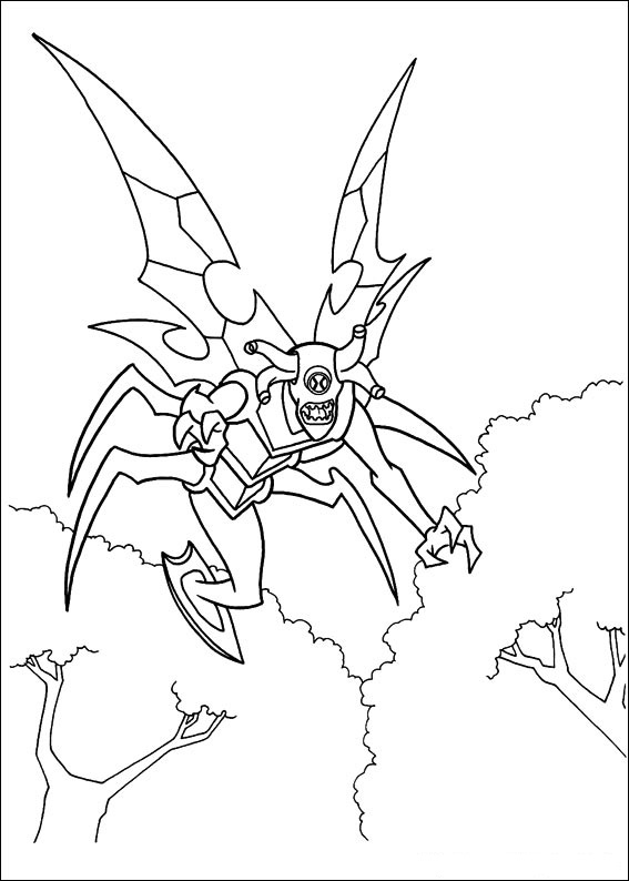 Stinkfly Lepidopterran Coloring Page