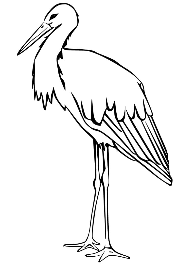 Stork Printable