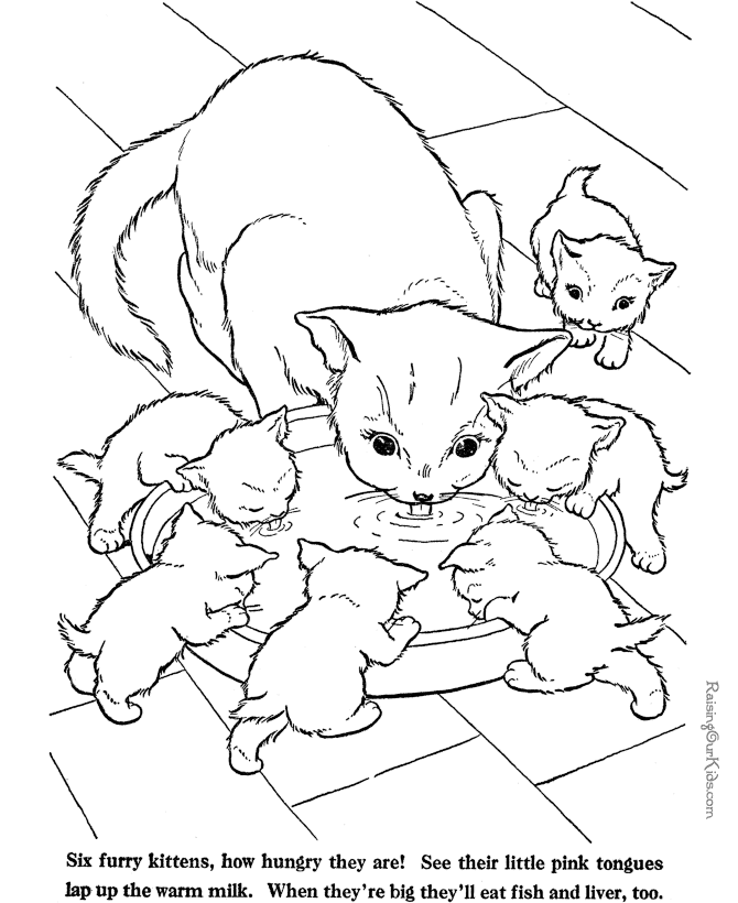 Story Of Cats Animal Coloring Pagesc41d Coloring Page