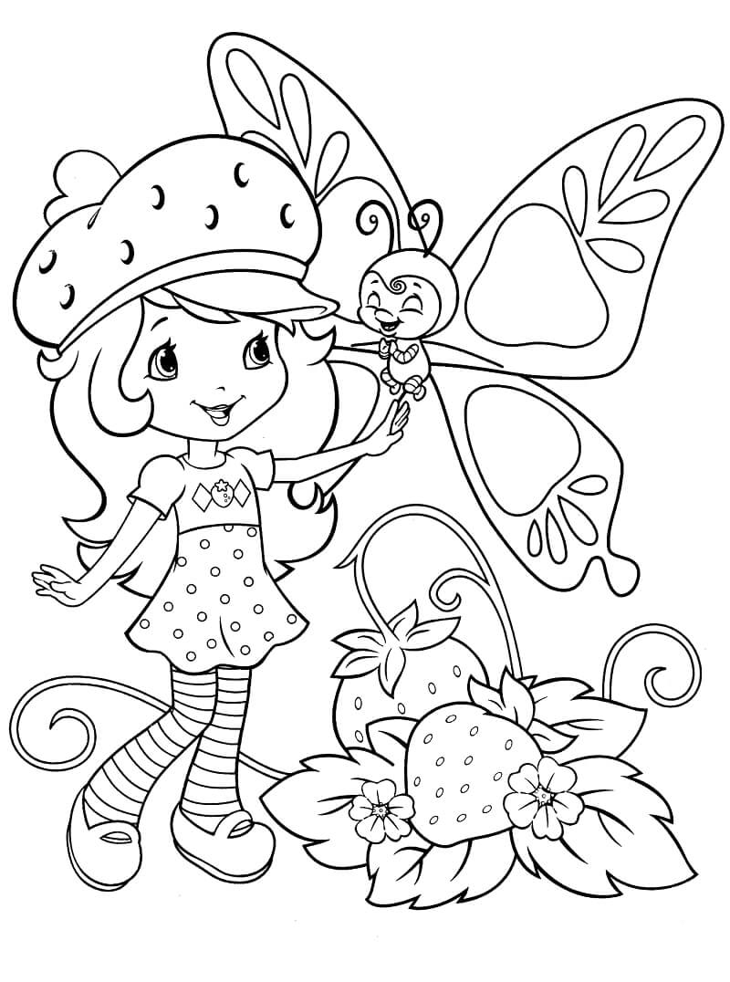 Strawberry Shortcake and Butterfly