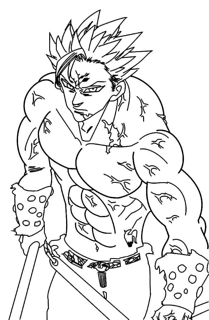 Strong Ban Coloring Page