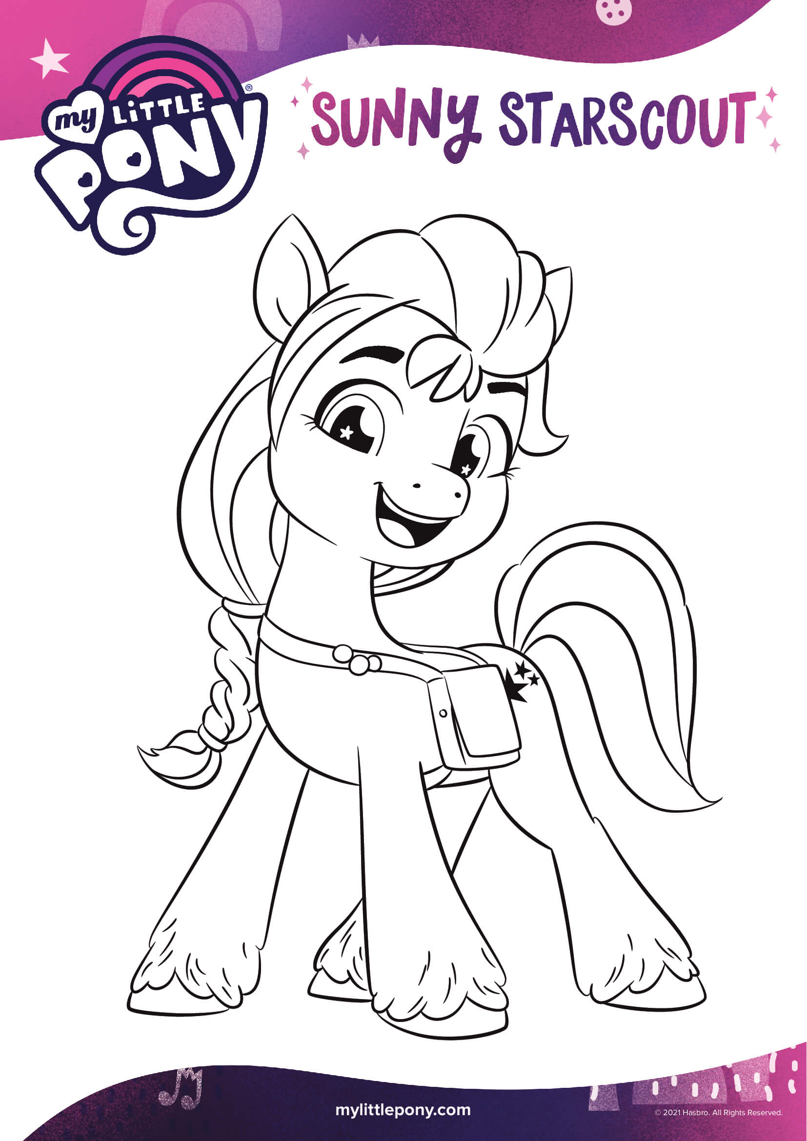 Sunny Starscout Mlp 5 Coloring Page