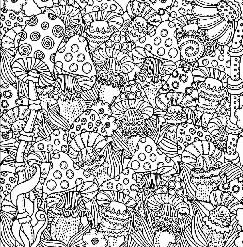 Super Hard Coloring Page