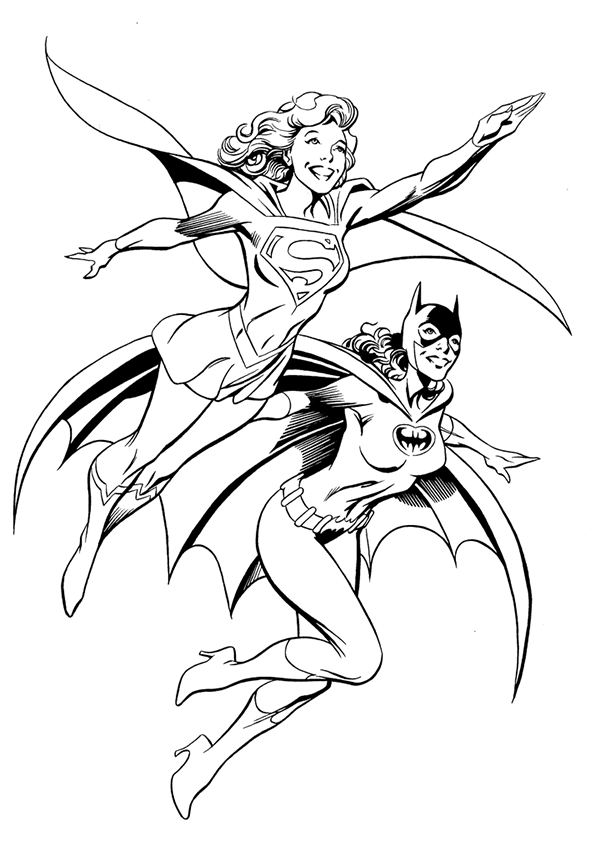 Supergirl Fly With Batwoman