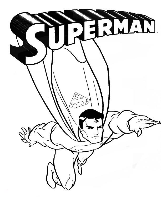 Superman  Printable0548 Coloring Page
