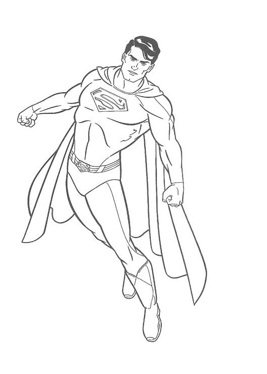 Superman S For Kids Printable Superhero506c Coloring Page