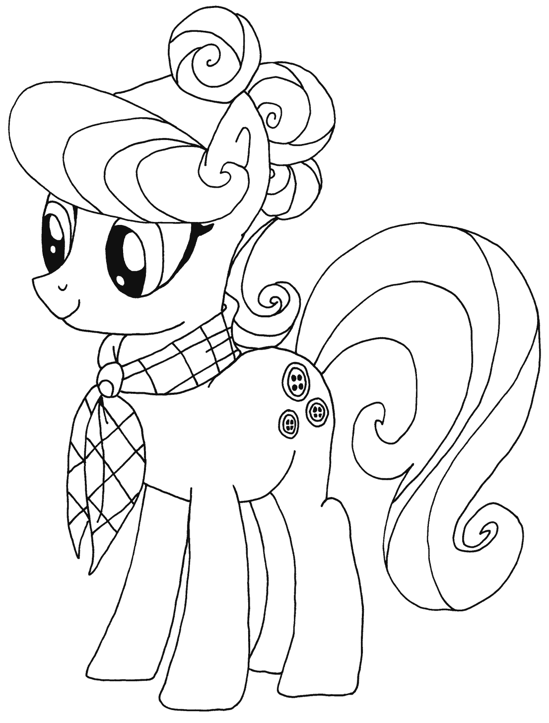 Suri Polomare My Little Pony Coloring Page