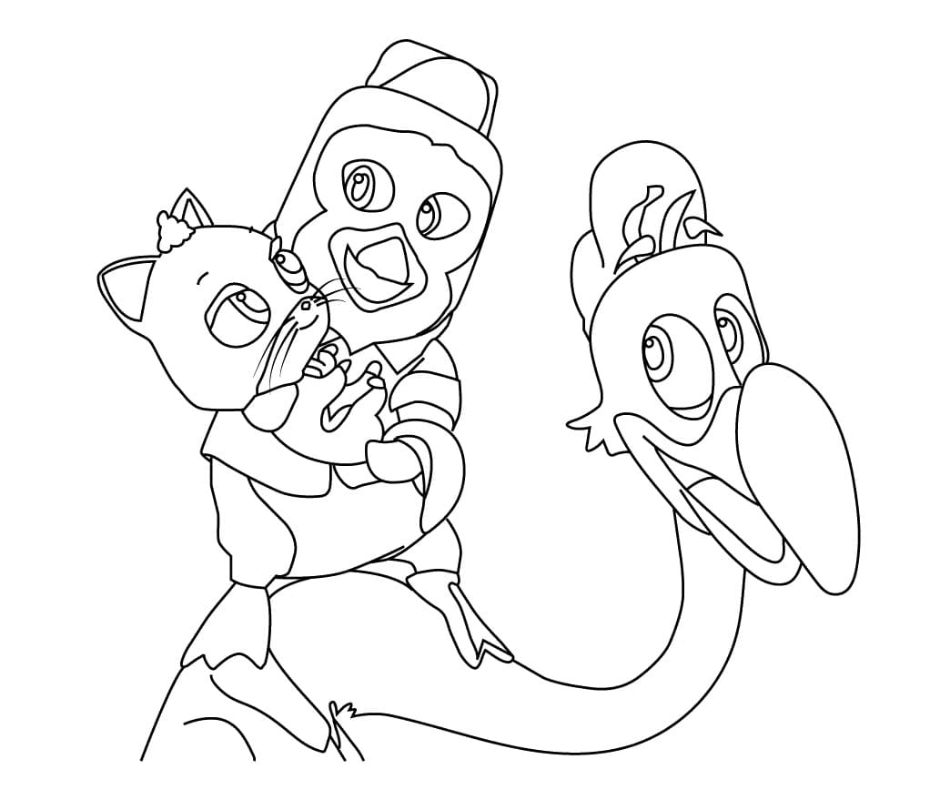 T.O.T.S 1 Coloring Page