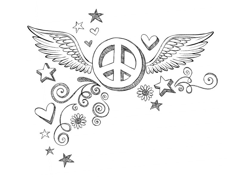 Tattoo Peace for Teens