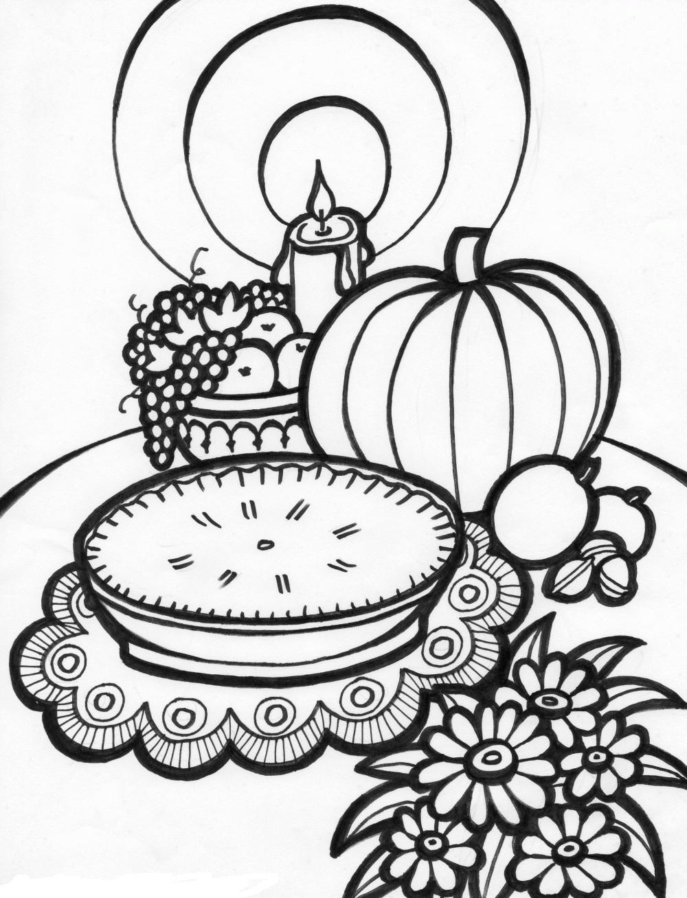 Thanksgiving  Mealdd1f Coloring Page