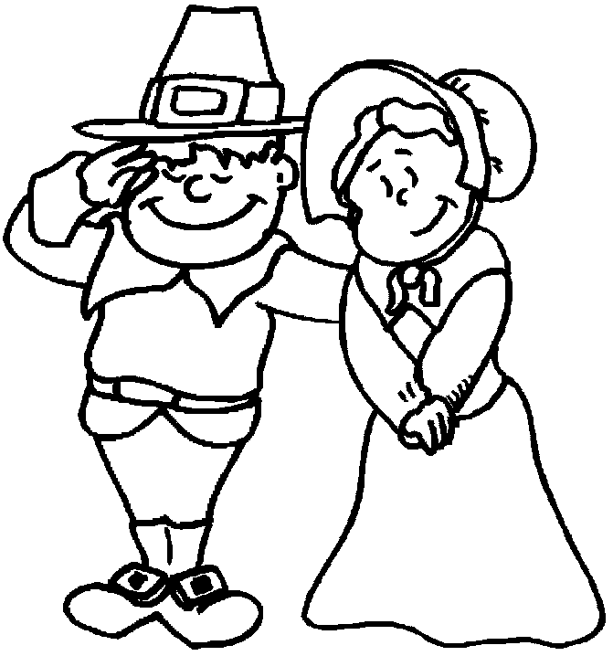 Thanksgiving S Pilgrims8cdc Coloring Page